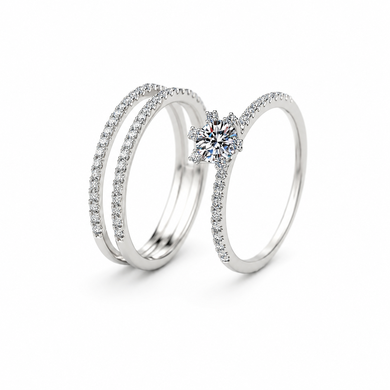 Bague Triple Éclat