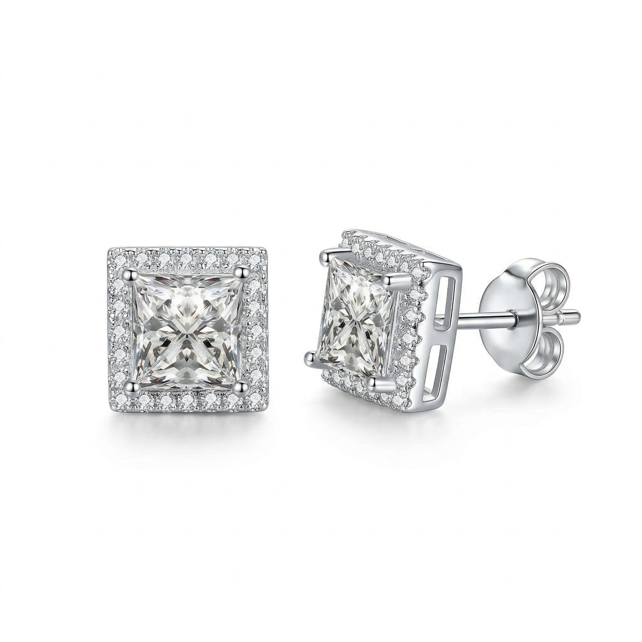 Boucle D'oreilles Cube