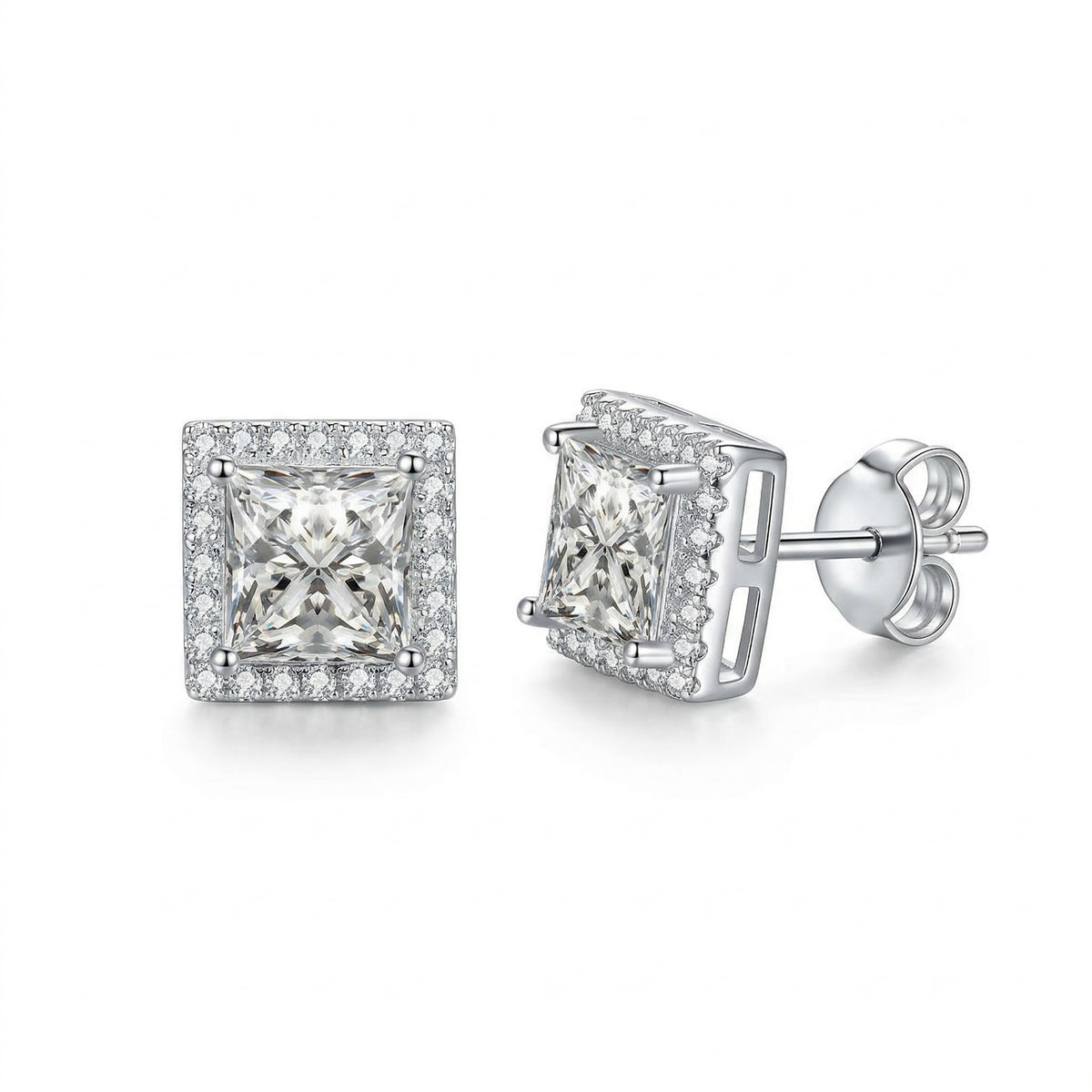 Boucle D'oreilles Cube